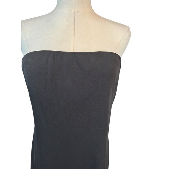 2/$30 Boston Proper Medium Black Strapless Mini Dress - Picture 6 of 12